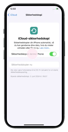 Backup med iCloud - Image 4