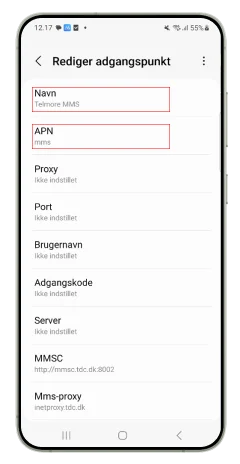 Samsung indstil mms - Step 4 - Image