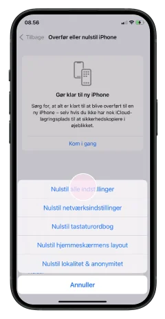 Nulstil iPhone - Step 3 - Image