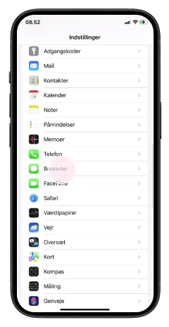 Slå iMessage til eller fra - Step 1 - Image