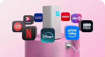 5G router med streamingtjenester