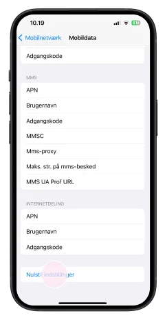 Apple nulstil netværk - Step 3 - Image