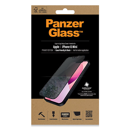 PanzerGlass Apple iPhone 13 mini  Case Friendly AB, Black 2