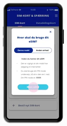 Aktiver eSIM uden app - Step 6 - Image