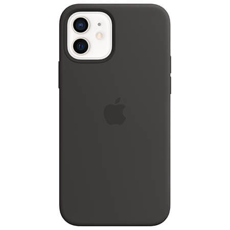 iPhone 12 Pro silicone back cover Black