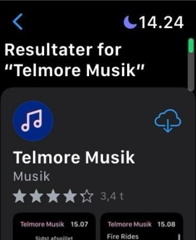 Hjælp - Telmore Musik, Apple Watch - Image 1