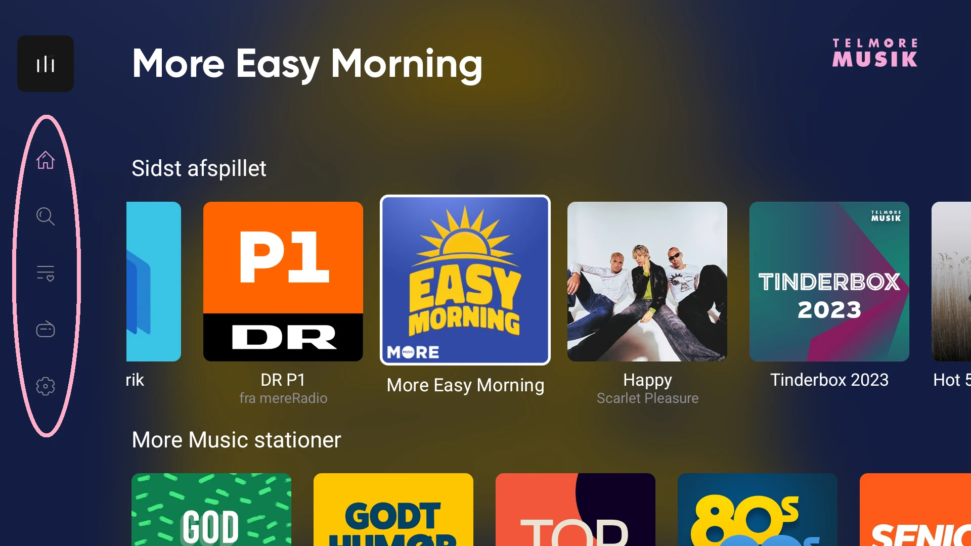 Hjælp - Android TV, Telmore Musik - Image 5