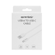 Essentials USB-A - USB-C Cable, 1m, White 2