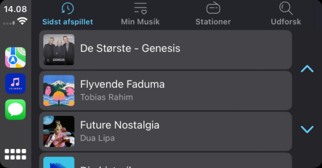 Hjælp - Telmore Musik, Apple Carplay - Image 1