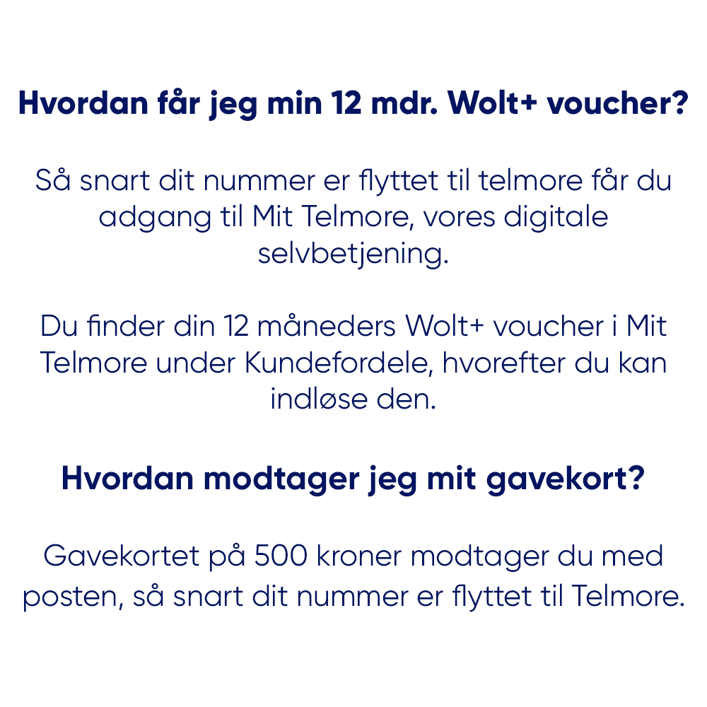 wolt mit telmore