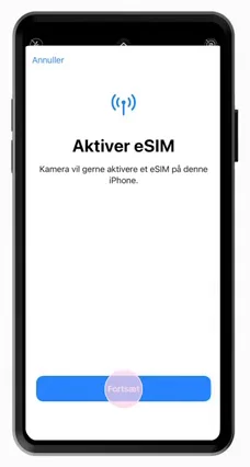 Aktiver eSIM med app - Step 7 - Image
