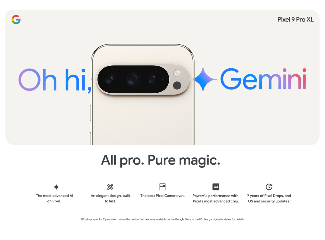 Pixel 9 Pro XL promo image