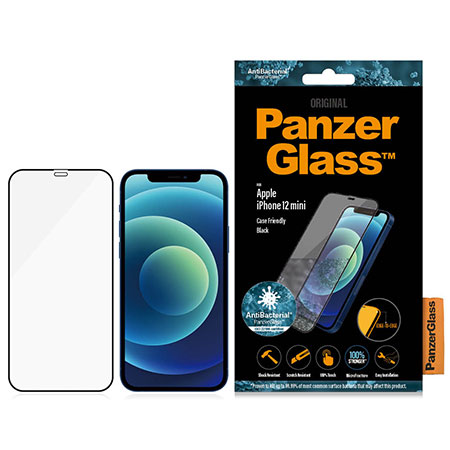 PanzerGlass Apple iPhone 12 mini Case Friendly AB, Black 3