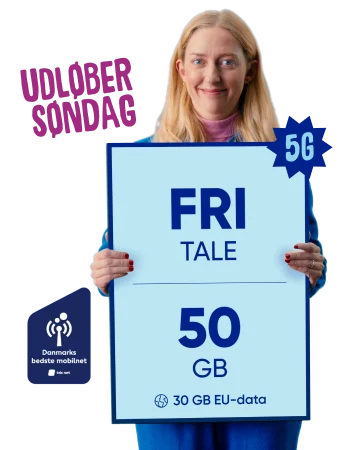 Fri tale - 50 GB - udløber søndag
