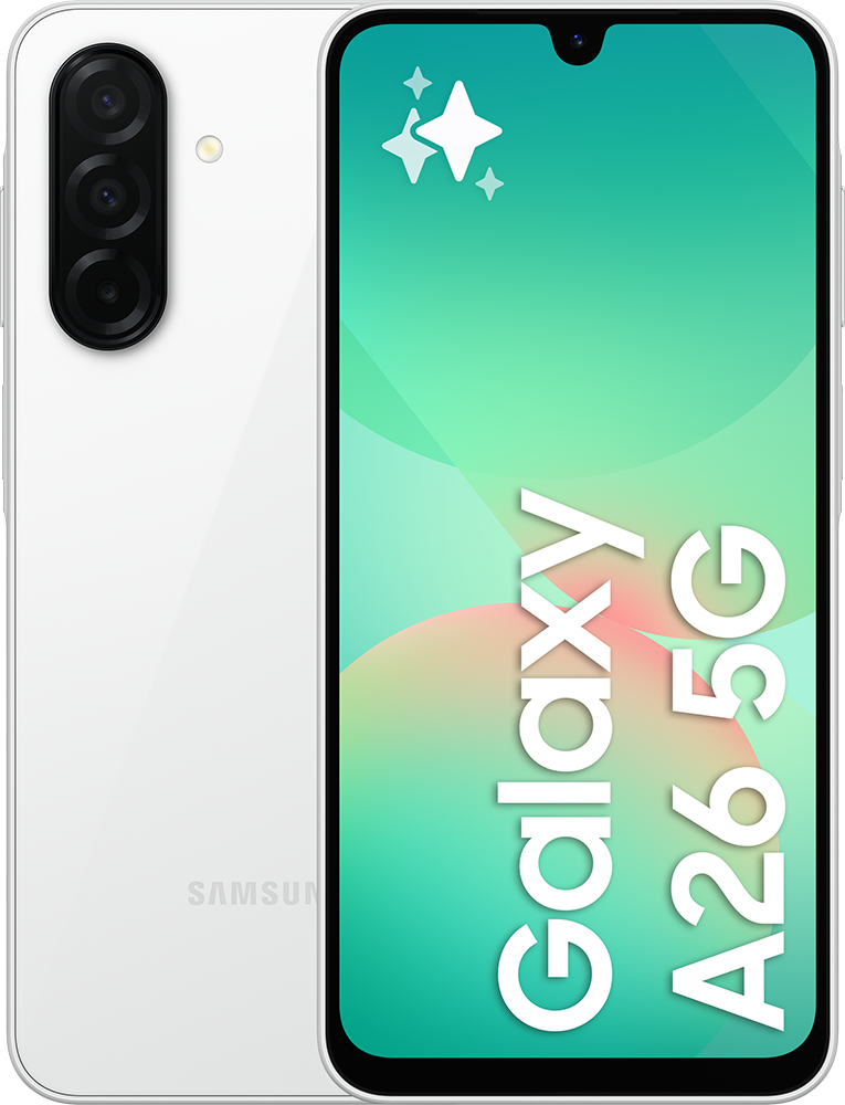Samsung Galaxy A26 5G hvid 2