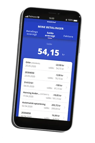 Mit Telmore - Betalinger - Image