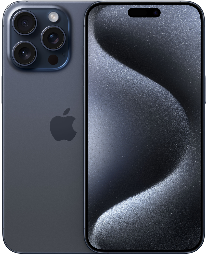 Apple iPhone 15 Pro Max blue 2