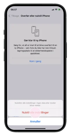 Nulstil iPhone - Step 5 - Image