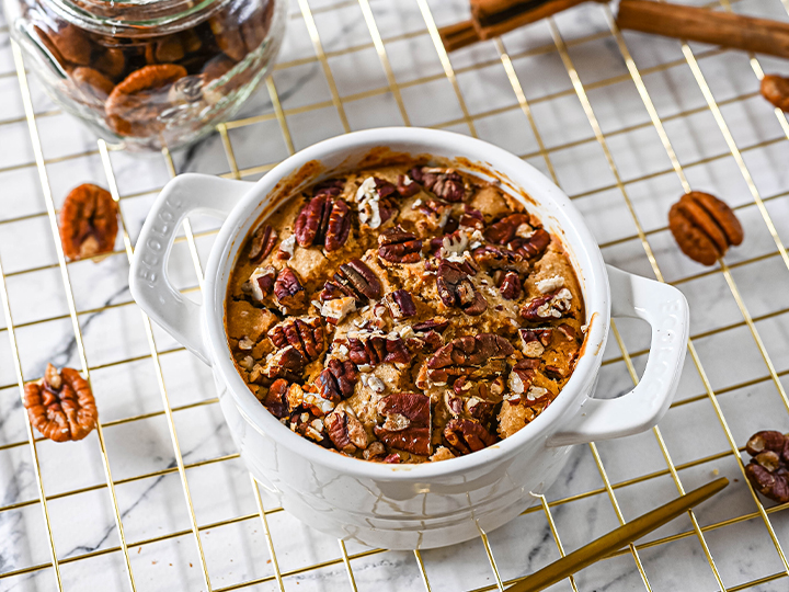 The Ultimate Protein Pecan Pie Baked Oats Recipe Gymshark Central