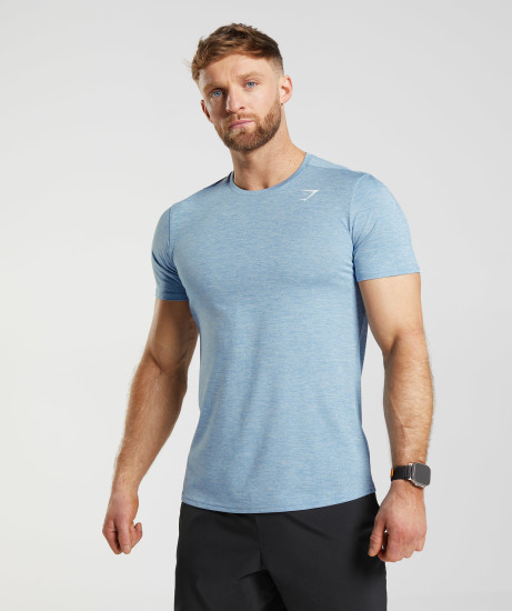 Mens Long Sleeve Stretch Slim Fit Top Sports Strech Workout Long Sleeve T- Shirt