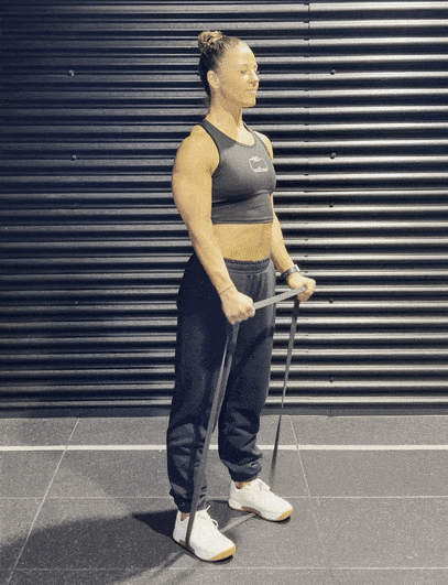 Bicep & Tricep Super Set Workout - Resistance Band Exercises 