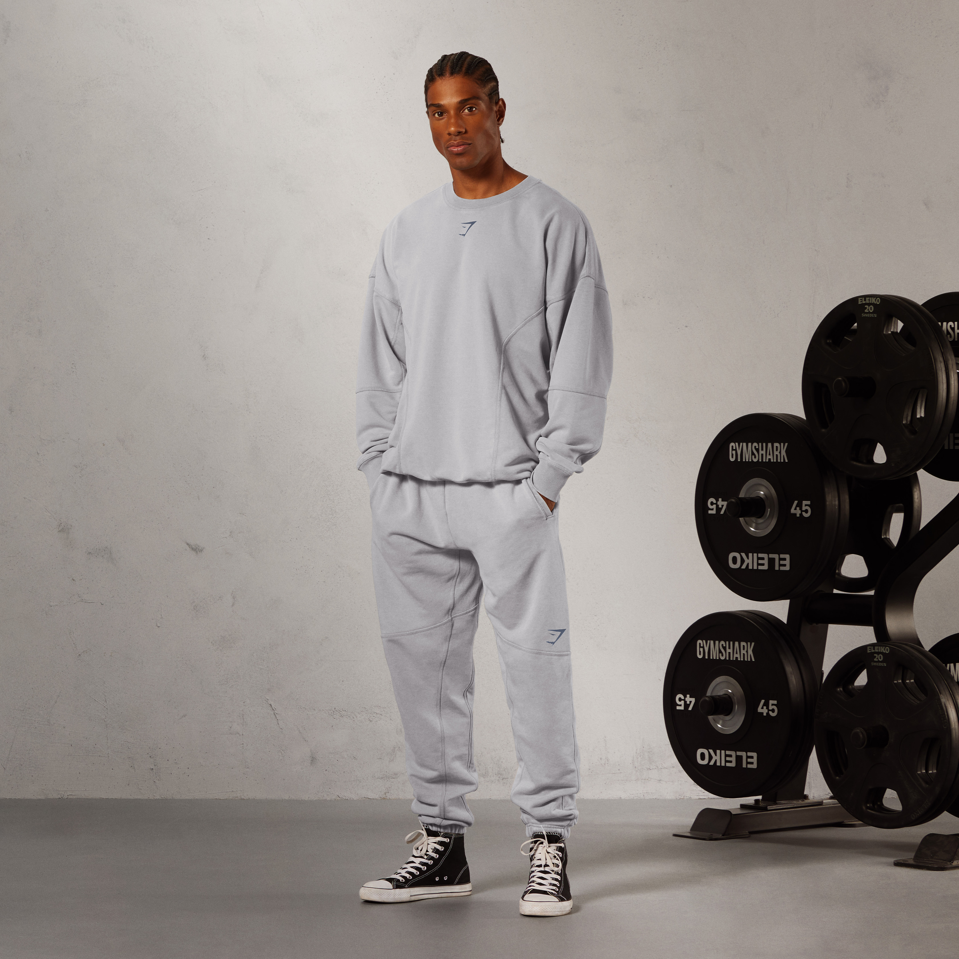 ENNOY CREW SWEAT+PANTS (Ash Gray) 【公式通販】