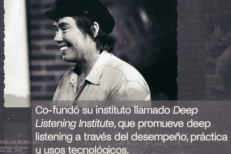 Open Ears Pauline Oliveros (en español) Classical KDFC