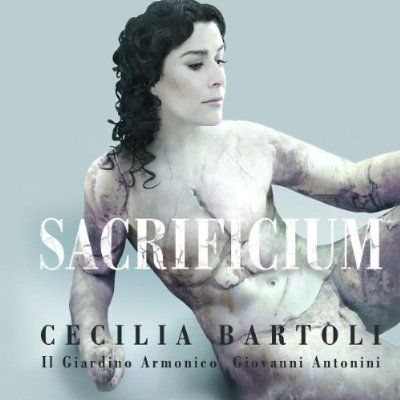 The concept of castrati is already a little creepy. The cover of Cecilia Bartoli’s album of arias written for castrati takes the creep factor farther.: 