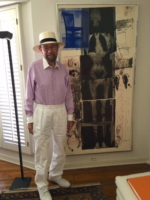 Felsen with Rauschenberg piece