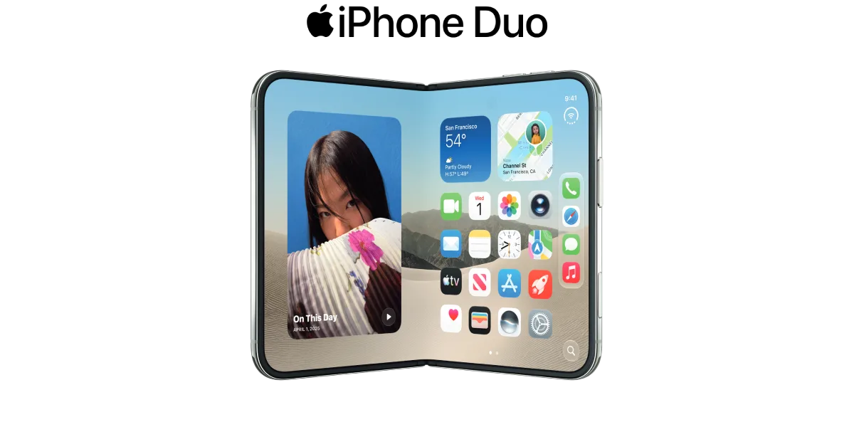 Apple iPhone Duo with Logo