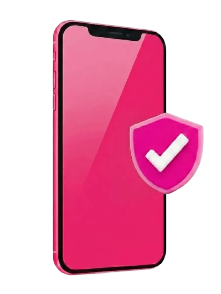 A pink phone