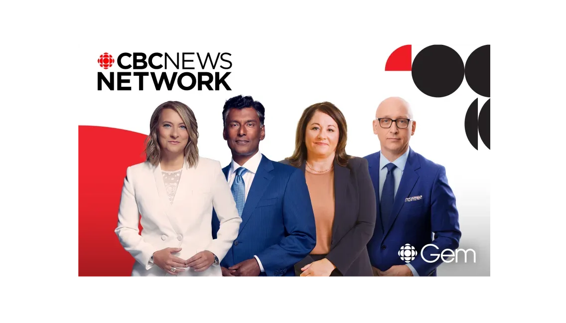 A poster for CBC News Network.