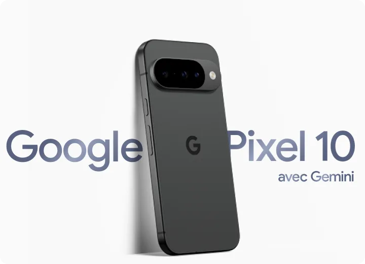 Vue arrière du Google Pixel 10 Pro avec Gemini
