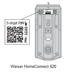 5pin smartlock weiser home connect 620