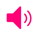 Une icône audio.