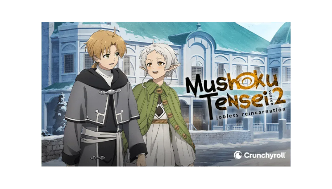 Poster for season 2 of  Mushoku Tensei: Jobless Reincarnation