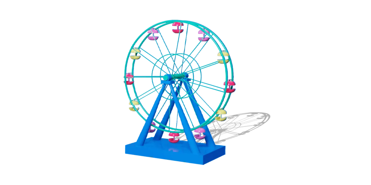 A ferris wheel