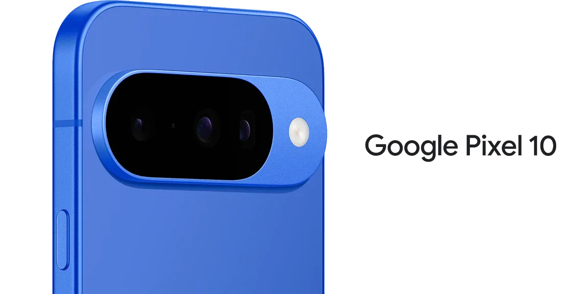 An image of a Pixel 10 phone and logo.