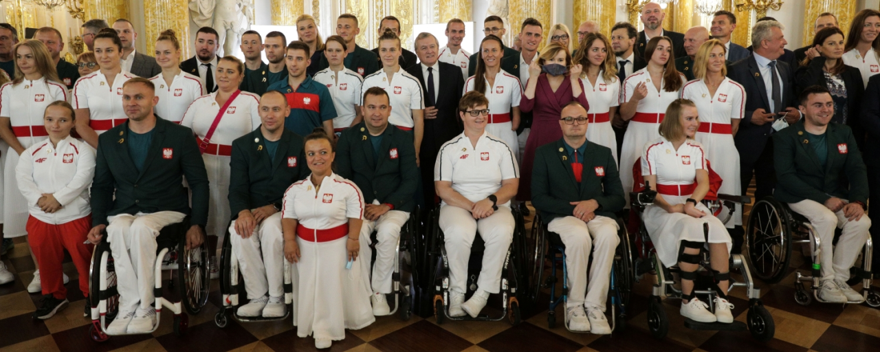 Торжественное вручение наград польским олимпийским и параолимпийским спортсменам. Фото: Анджей Хулимка / Forum