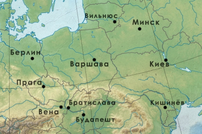 Центрально-Восточная Европа. Карта: Википедия / Новая Польша