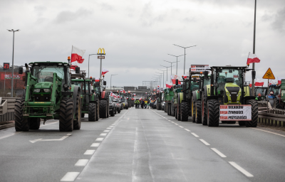 Протест фермеров в Польше. Фото: Миколай Каменский / Forum