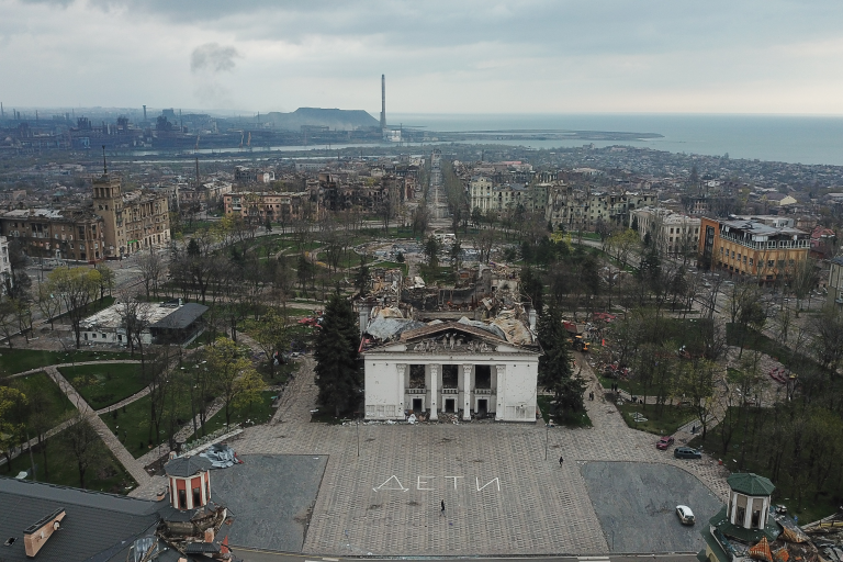 Мариуполь, 22 апреля 2022 года. Фото: Петр Ковалев / ТАСС / Forum