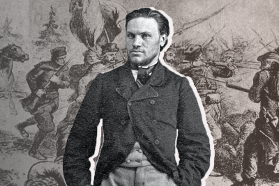 Константин Калиновский, 1863. Источник: Википедия. Коллаж: Новая Польша