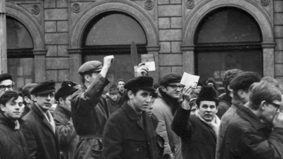 Митинг в Варшаве, 1968. Источник: Институт национальной памяти Польши / Forum