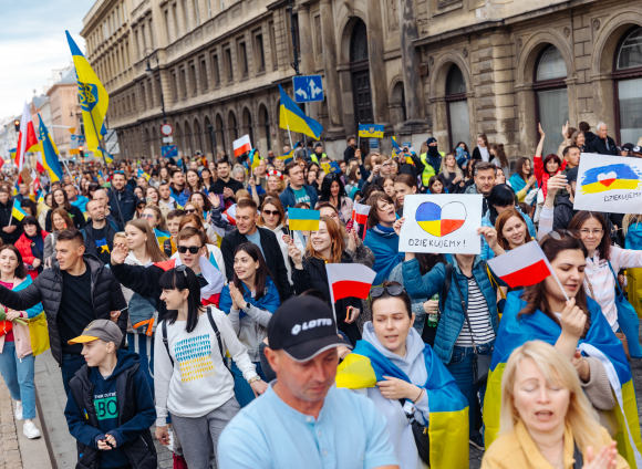 Польша поддерживает Украину. Фото: Юрий Друг