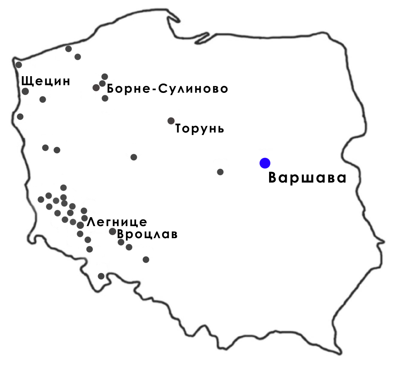 Карта гарнизона. Ольштын на карте. Кейптаун где на карте.