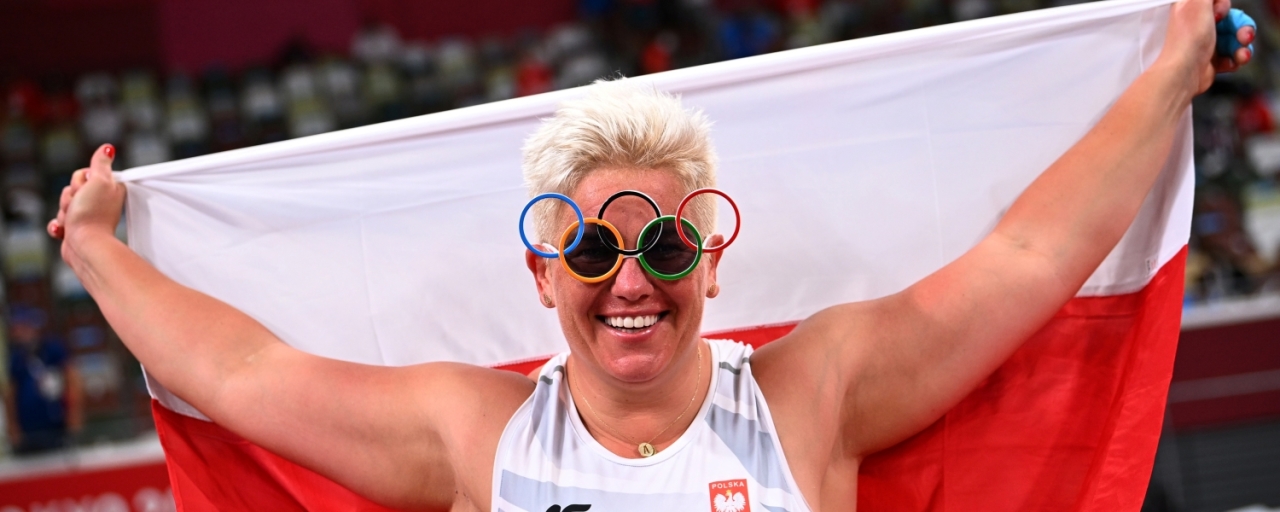 Анита Влодарчик после победы на Олимпийских играх в Токио, 2021. Фото: Дилан Мартинез / Reuters / Forum