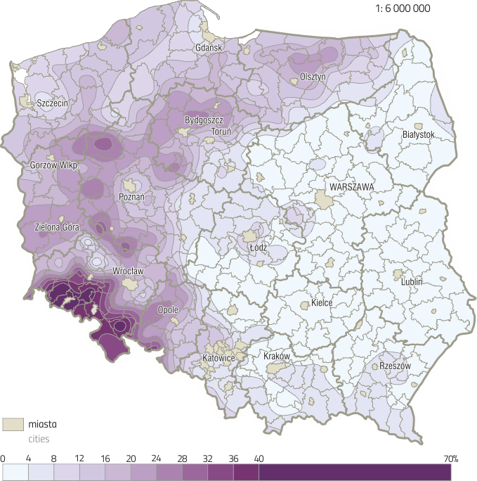 7.1.2.Odsetek zamieszkalych