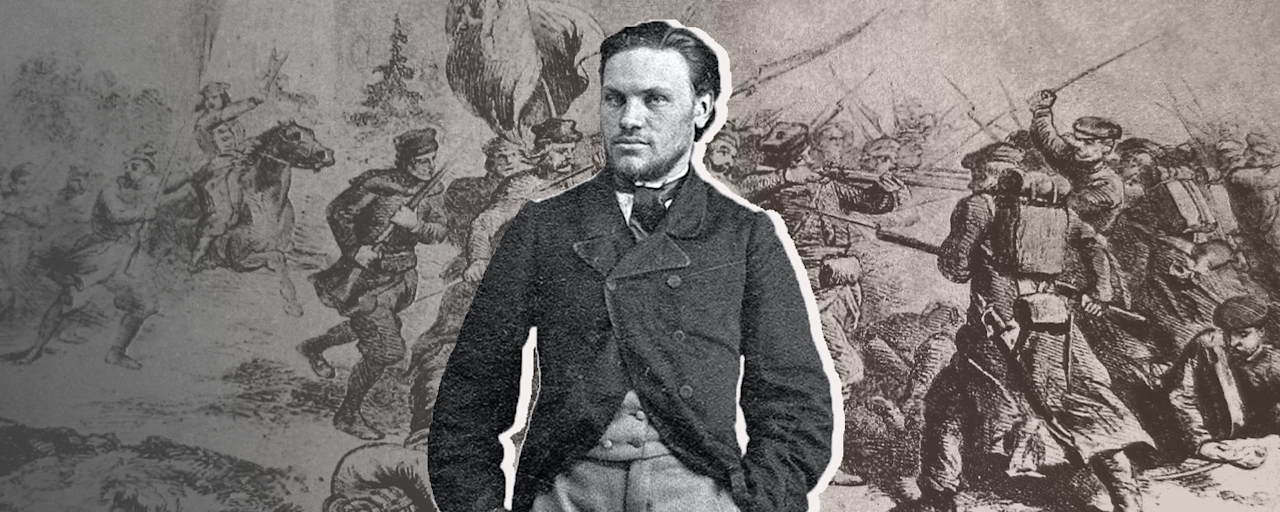 Константин Калиновский, 1863. Источник: Википедия. Коллаж: Новая Польша