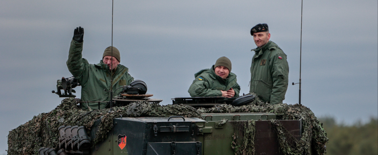 Обучение украинских военных на танках «Леопард» в Польше. Фото: Кшиштоф Жатицкий / Forum